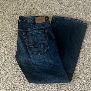 Silver Jeans Men's Deep Indigo Straight Jeans